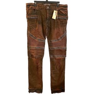 Men’s Robin’s Jean With Gold Wing Keychain Size 38